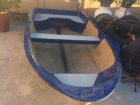 New boat in mould