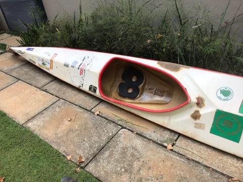 K2 Duzi canoe plus 2 paddles