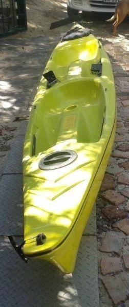 sit on DOUBLE paddleyak kayak