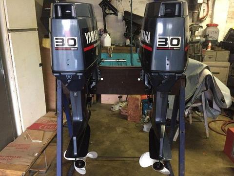 2 x 30hp Yamaha outboards (3 Cylinder)