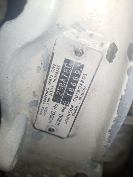 25HP JOHNSON SEA HORSE BOAT MOTOR