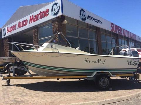 16ft Skicraft with 2 x 60HP Mariner 2-stroke