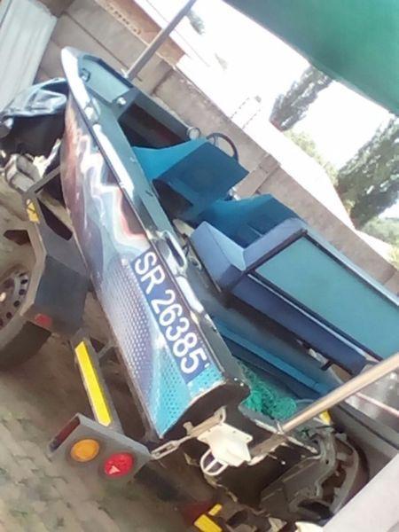 Boat stil in good condition with fishfinder