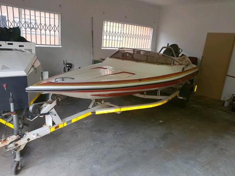 Speed Boat 75hp Mariner T/t