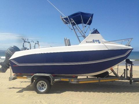 2014 SEACAT 520 2X YAMAHA 60HP FOUR STROKES