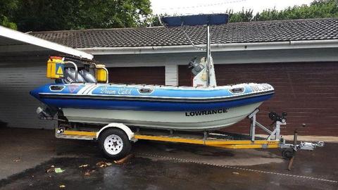 Rubber Duck 2 x yamaha 50hp four strokes