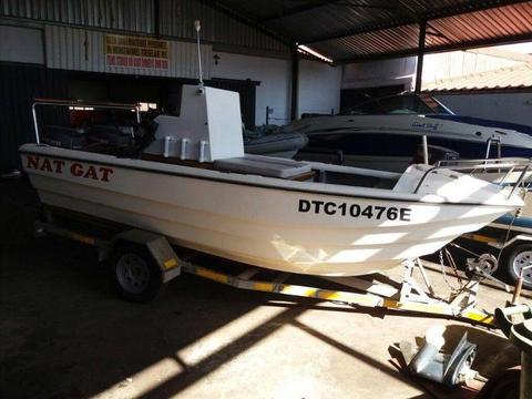 Super Cat with 2 x 40HP Mariners