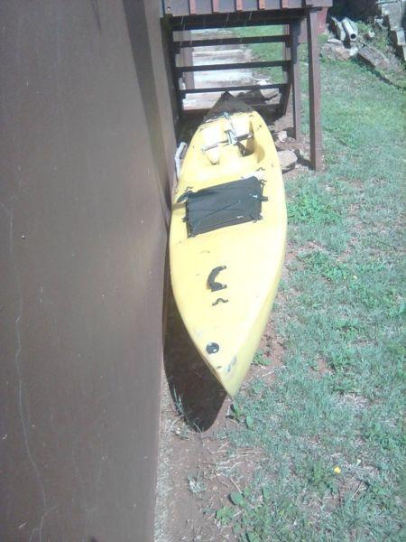 Fishing canoe, orr, anchor for sale