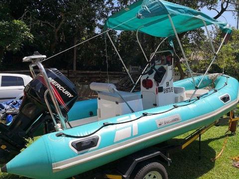 Rubber Duck 4.7m 90HP - Great Condition