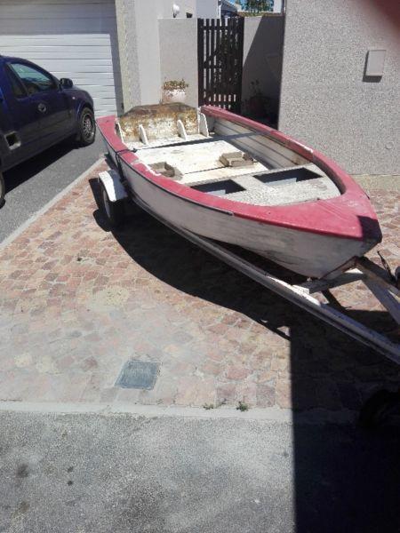 Old rickety boat for sale