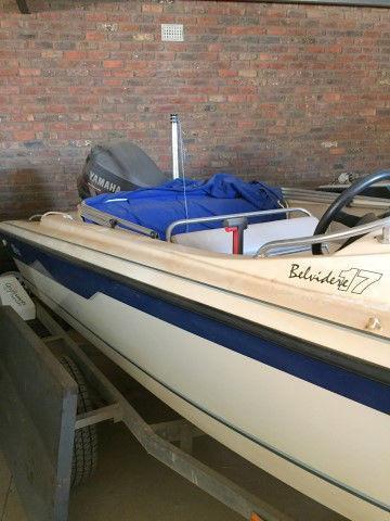 Angler Belvidere 17 Boat and Trailer with 130 Yamaha Motor
