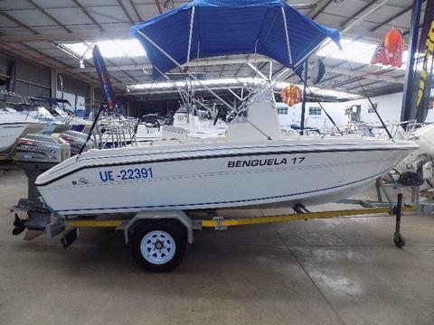 Benguella 17 with 2 x 60 Mariner Bigfoots