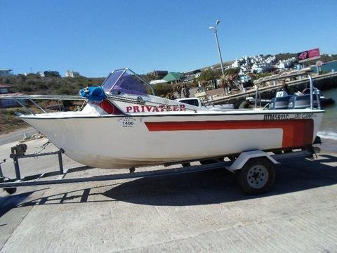 Ski Craft 16' with 2 x 40hp Yamahas