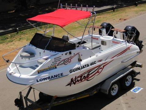 2009 Ace Glider 530 with 2x 115hp Mercury 4-Stroke EFI