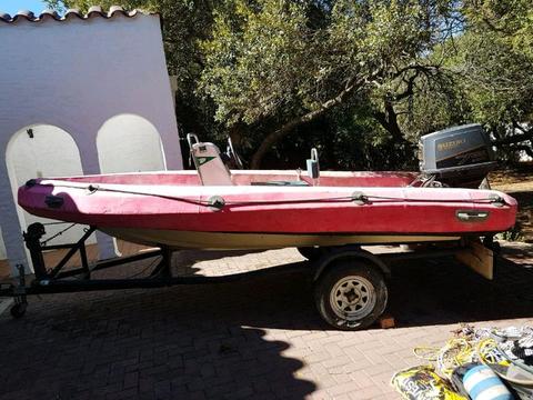 Boat on trailer for sale