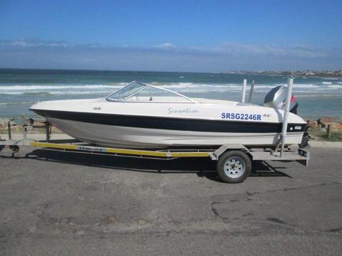 Sensation 170 with 125hp Mariner