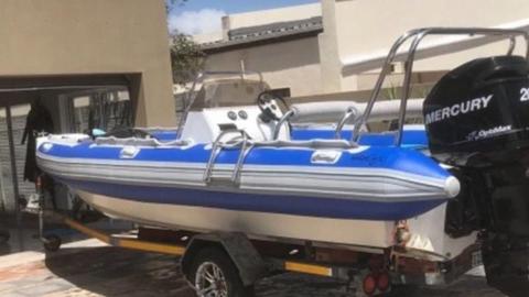 7 meter Semi Rigid Rubber duck Like new condition extremely well looked after! R218 000 Neg
