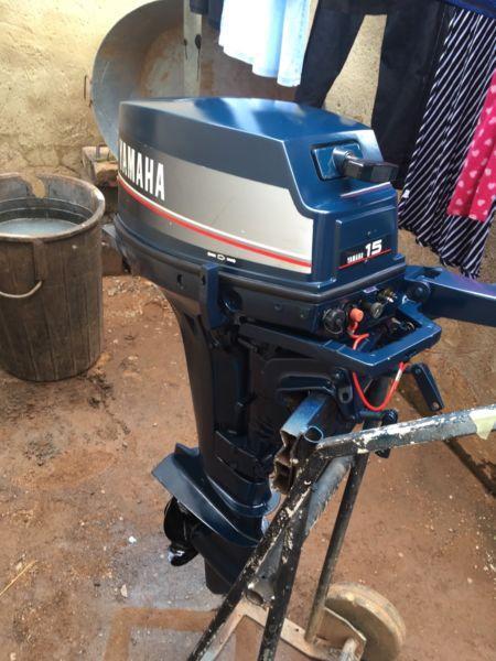 Selling 15hp yamaha outboard motor