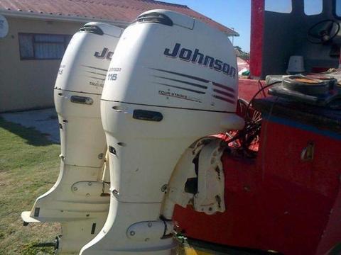 2x 115 Johnson 4 stroke 2005 model