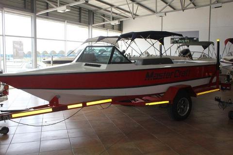 Matercraft with V8 Inboard engine on trailer