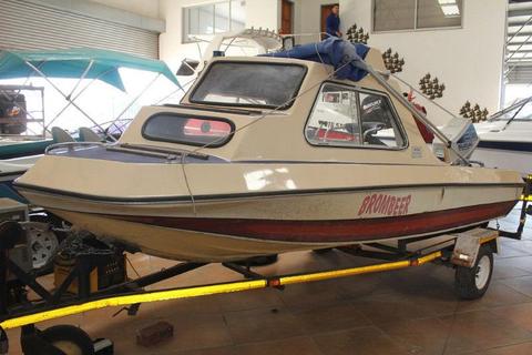 Sport Cabin boat with 60 Hp Suzuki