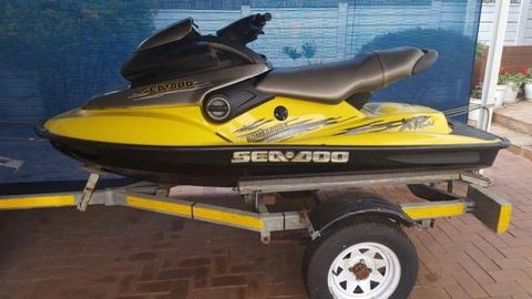 Seadoo brp rotax jet ski bumblebee 130 hp for sale 1999 model