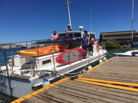 Ex Patrol Motor boat for sale. Make an offer. Call Anje` 082 883 0799 to view Langebaan
