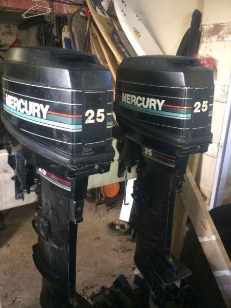 Mercury 25HP outboard motors for sale