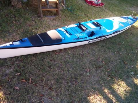 Stealth evo 430 fishing kayak