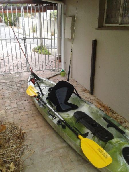 Fishing Kayak Brand New with 2 roof racks