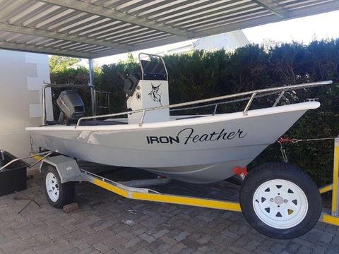 Trimcraft (ski vee type boat) 13.6 with 40 Mariner