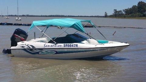 Sensation with 115Hp Mercury