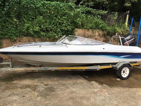 2006 Classic 170 with 115 Johnson Commercial Motor