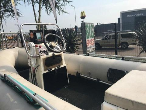Buccaneer- rubber duck for sale with 2 x 30 hp Yamaha motors