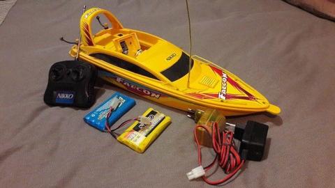 Remote controlled boat!