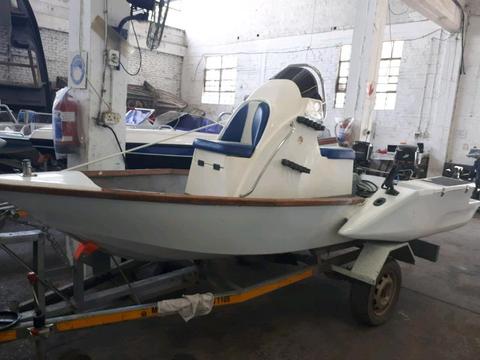Ski-Vee With 2x 25hp Mercurys