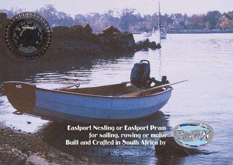 BUILT TO ORDER: Eastport Pram or Nesting Pram for sailing, rowing or outboard