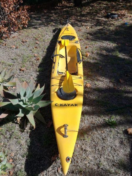 C Kayak Malachite Fishing/Touring kayak with paddle for sale R5500 Pinelands