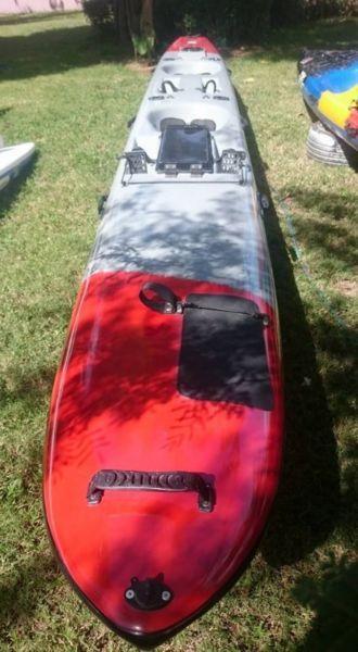 Erics Double fishing kayak for sale