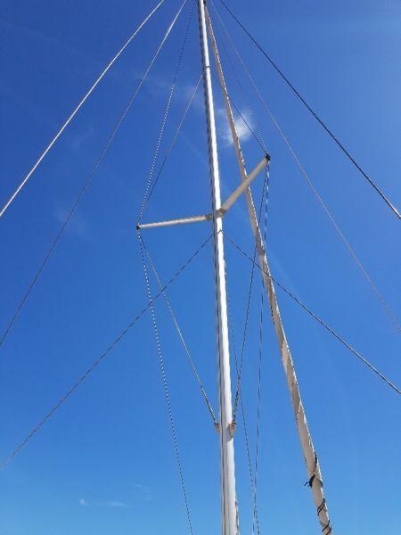 Yacht masts and boom..20m and 12m