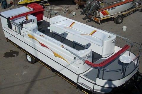 Pontoon boat special from R100000