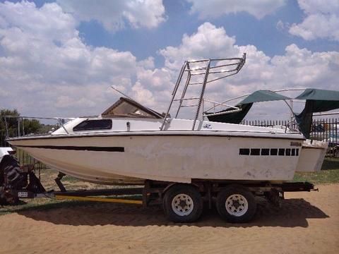 RL21 (Project Boat) - On Trailer