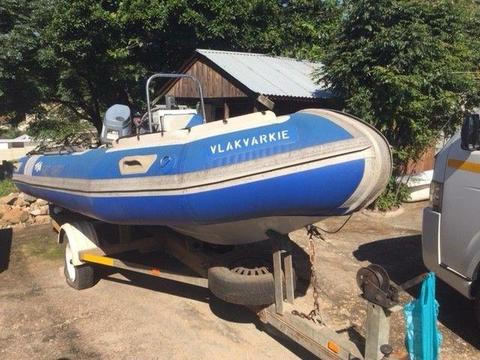 Rubber duck with 60hp Yamaha for sale