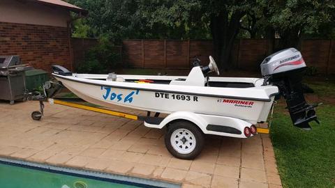 Bass Boat and Trailer