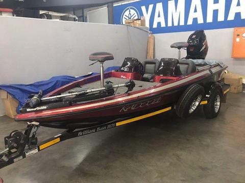 2011 Termintor B176 Bass Boat with Suzuki 4stroke 150 HP Outboard Engine immaculate condition