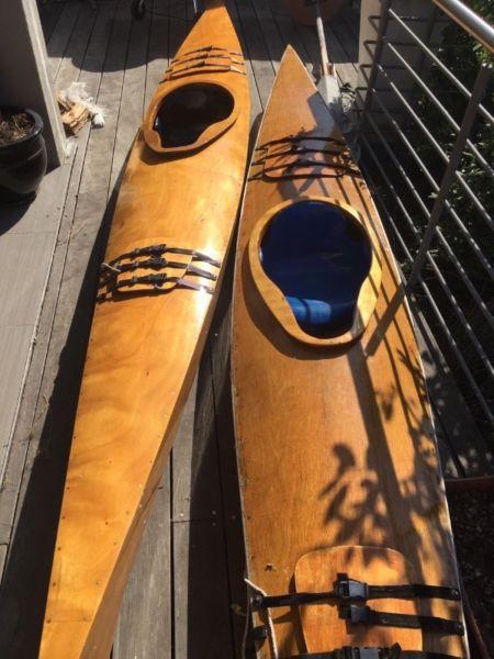 BEAUTIFUL WOODEN KAYAKS FOR SALE