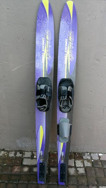 Set of boat skis