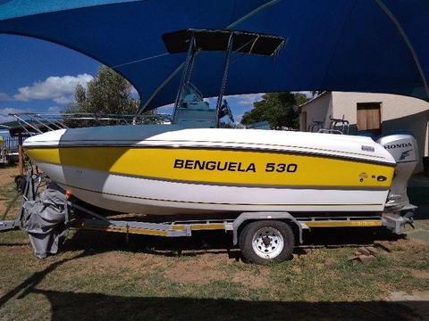 BENGUELA 530 with Twin 90 Hp Honda 4-Stroke V-Tec’s