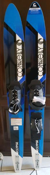 Connelly Eclipse 18 adult set and slalom skis. Brand new. Can be delivered