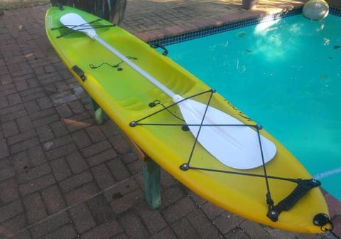 Legend Kappa Kiddies kayak and paddle for sale